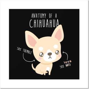 Chiahuahua Anatomy Posters and Art